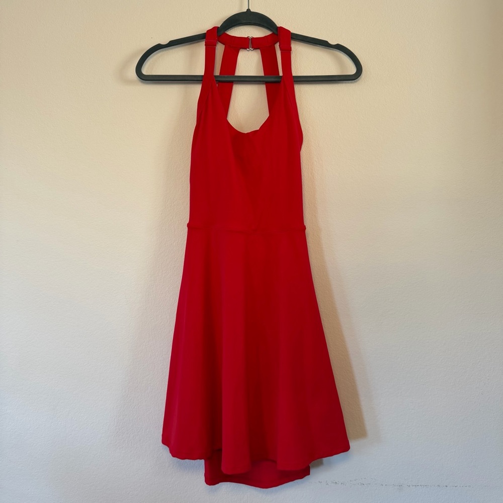 Chic Backless Red Dress